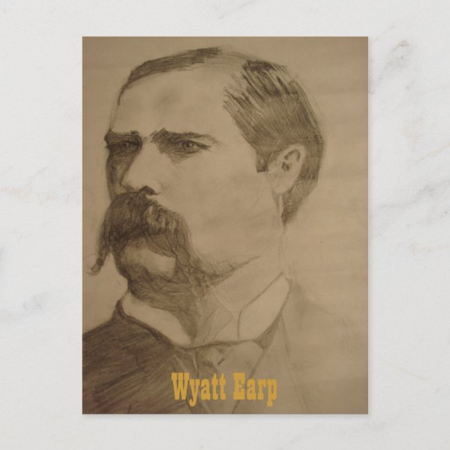 Cartão Postal 074, Wyatt Earp (Frente)