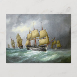 Cartão Postal 1º couraçados a vapor 1884