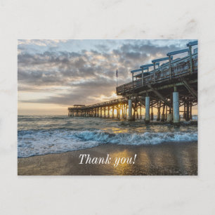 Cartão Postal 1º Nascer do Sol 2017 Cocoa Beach Obrigado