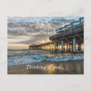 Cartão Postal 1º Nascer do Sol 2017 Cocoa Beach Pensando em Você