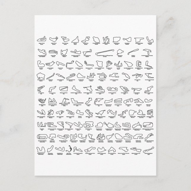 Cartão Postal 100 das melhores rotas do mundo (Frente)