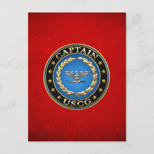 Cartão Postal [100] Guarda costeira: Capitão (CAPT)