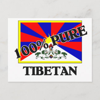 CARTÃO POSTAL 100% TIBETAN