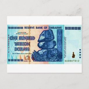 Cartão Postal 100 Trilhões de Motivos