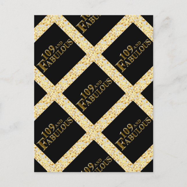 Cartão Postal 109 Aniversário (Frente)