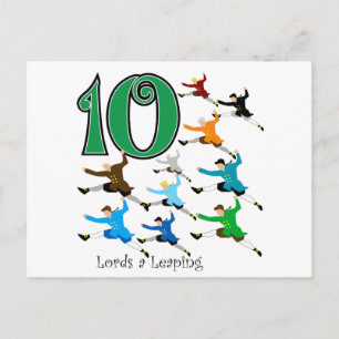 Cartão Postal 10 Lords Saltando