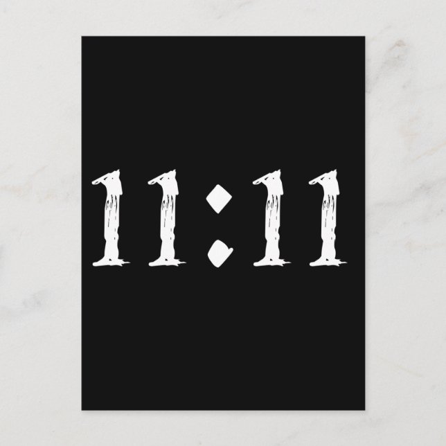 CARTÃO POSTAL 11:11 (Frente)