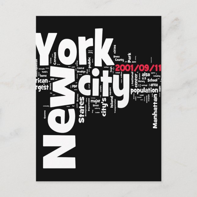 Cartão Postal 11 de setembro (Frente)