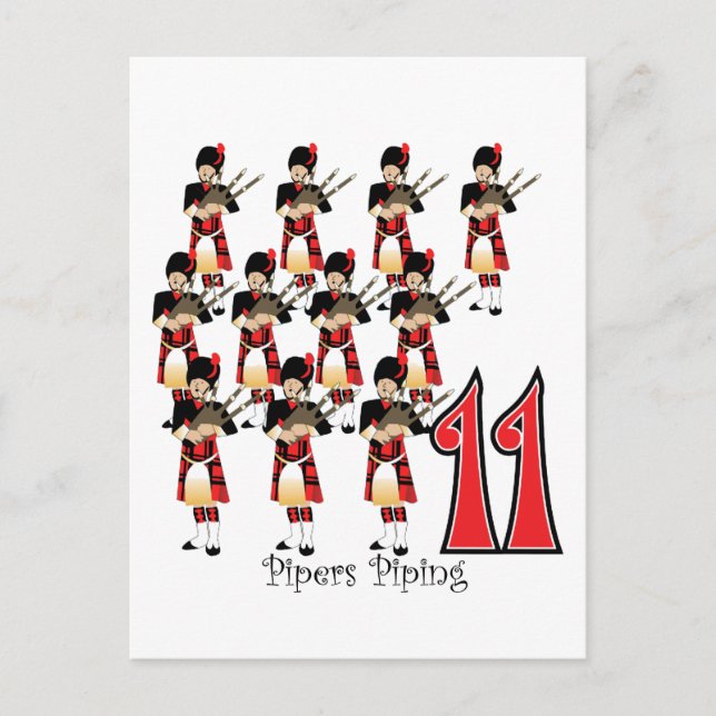 Cartão Postal 11 Tubagens (Frente)