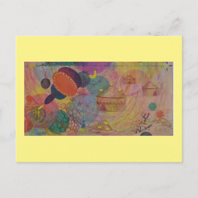 Cartão postal 12: Orgânico Fantasty - PETRÓLEO (Frente)