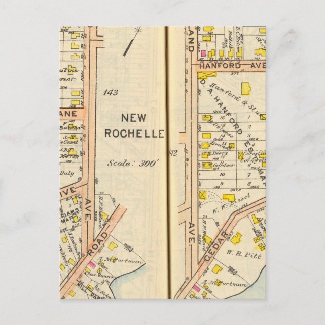 Cartão Postal 142143 Nova Rochelle (Frente)