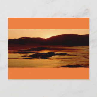 Cartão postal 14 African Beach Sunset Dourado