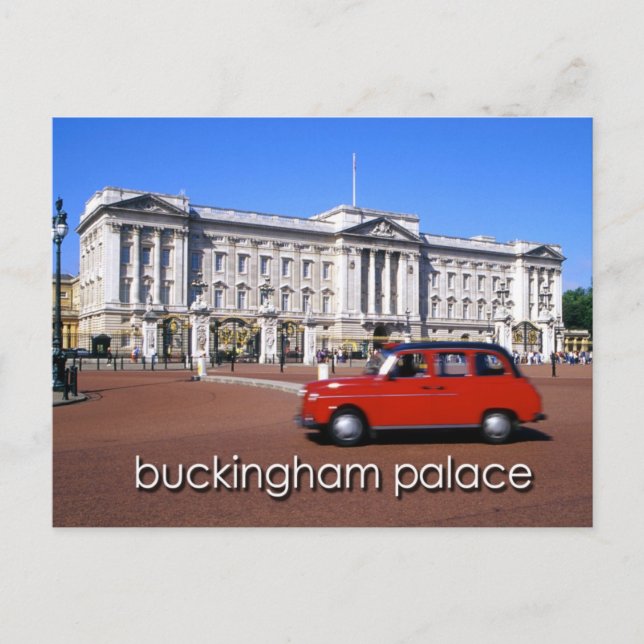 cartão postal 15 do palácio de buckingham london (Frente)