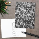 Cartão Postal 16 modelo de Colagem de Fotos - adicionar fotos fa<br><div class="desc">Adicione seus fotos favoritos a este modelo divertido. Você pode usar fotos do Instagram ou quaisquer fotos para esta grade.</div>