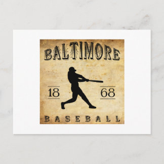 Cartão Postal 1868 Baltimore Maryland Baseball