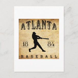 Cartão Postal 1884 Atlanta Georgia Baseball