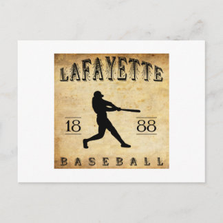 Cartão Postal 1888 Lafayette Indiana Baseball