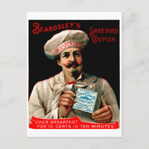 Cartão Postal 1895 Cápsulas Destruídas Café da Manhã