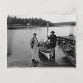 Cartão Postal 1898 Lago Gogebic Black Bass Fisheries