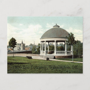 Cartão Postal 1906 Zoo Entrance, Wilmington, DE