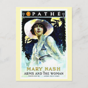 Cartão Postal 1916 Film Arms e a Mulher