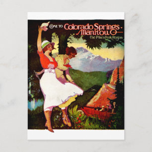 Cartão Postal 1919 piques repicam o poster de Colorado