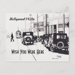 Cartão Postal "1920 de Hollywood" queria que você estivesse aqu