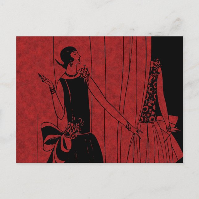 Cartão Postal 1920 Fashion Show (Frente)