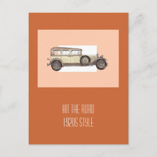 Cartão Postal 1920 Mercedes Limousine