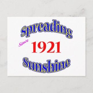 Cartão Postal 1921 Espalhando o Sol