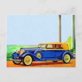 Cartão Postal 1934 Modelo Lincoln KA