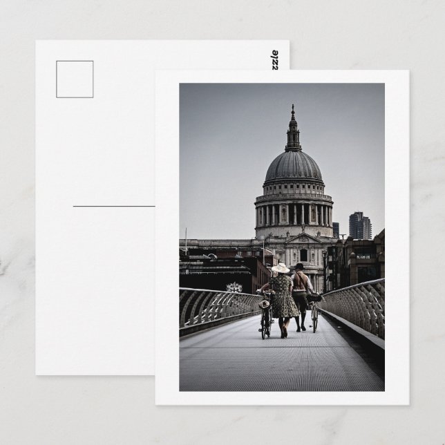 Cartão Postal "1940 On Millennium Bridge London" (6331) (Frente/Verso)