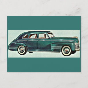 Cartão Postal 1941 Sedão de quatro portas Deluxe Torpedo