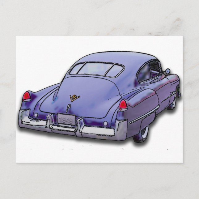 Cartão Postal 1949 Cadillac Sedanete (Frente)