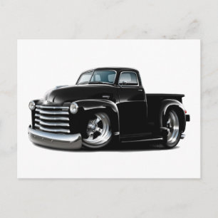 Cartão Postal 1950-52 Caminhão Negro Chevy