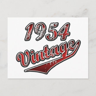 Cartão Postal 1954 Vintage