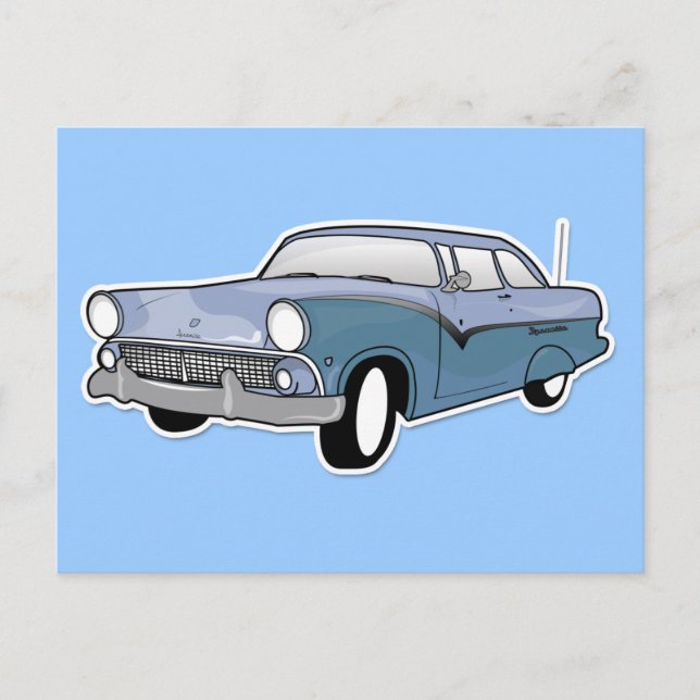 Cartão Postal 1959 retro bue (Frente)
