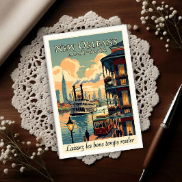 Cartão Postal 1960s Vintage New Orleans