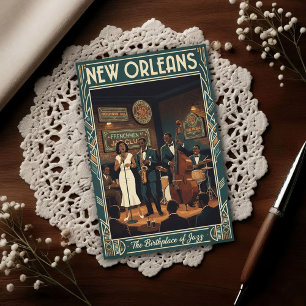 Cartão Postal 1960s Vintage Nova Orleans