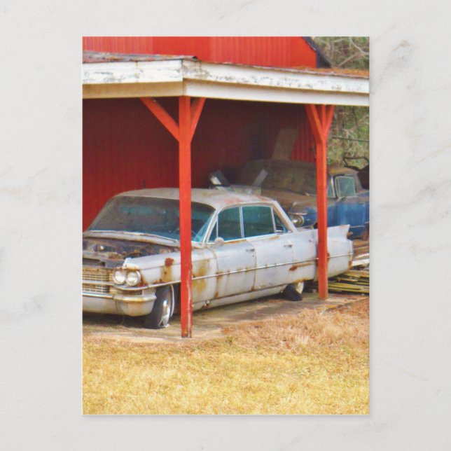 Cartão Postal 1963 Silver Sadan deville (Frente)