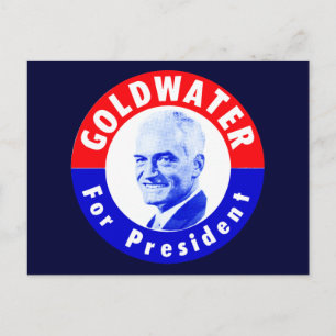 Cartão Postal 1964 Goldwater para Presidente