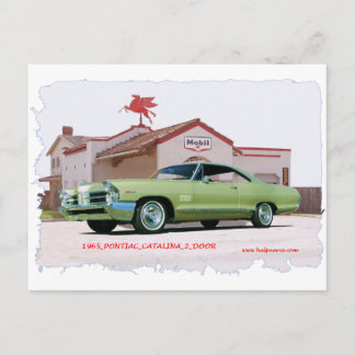 CARTÃO POSTAL 1965_PONTIAC_CATALINA_2PORTA