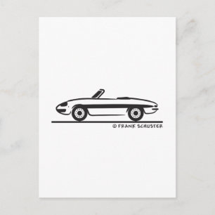 Cartão Postal 1966 Alfa Romeo Duetto Spider Veloce