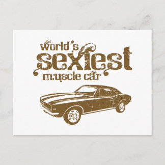 Cartão Postal 1967 Chevrolet Camaro SS 396