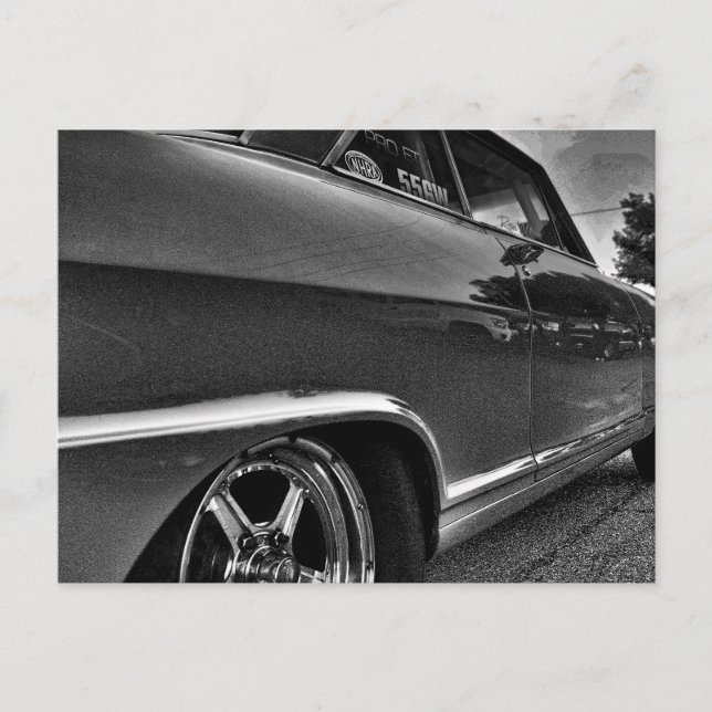 Cartão Postal 1967 Chevy Nova Super Esporte (Frente)