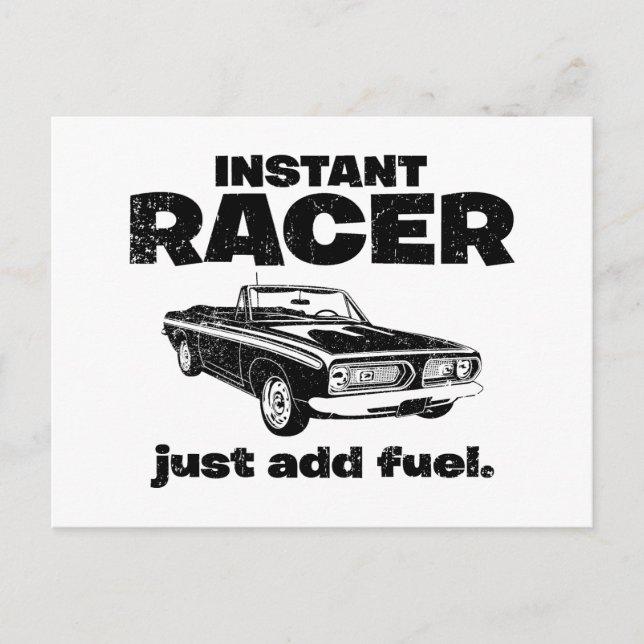 Cartão Postal 1967 Plymouth Barracuda (Frente)