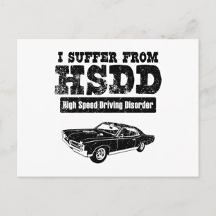 Cartão Postal 1967 Pontiac GTO