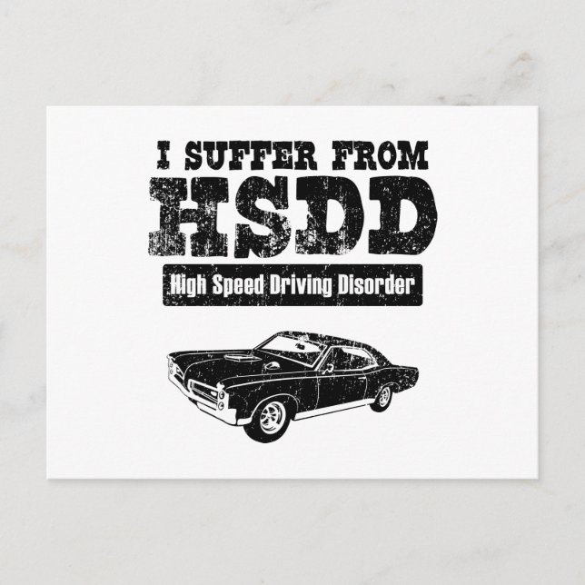 Cartão Postal 1967 Pontiac GTO (Frente)