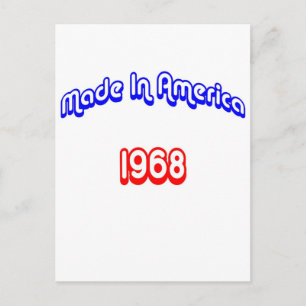 Cartão Postal 1968 Feito Na América
