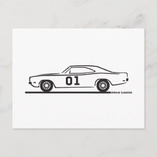 Cartão Postal 1969, Carregador de Dodge General Lee